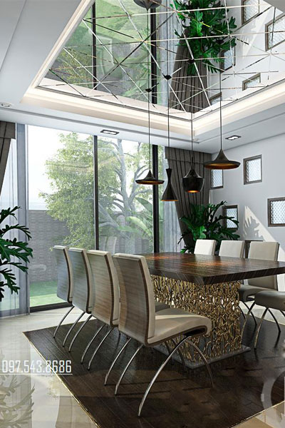  Gương ốp trần biệt thự hiện đại cao cấp