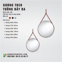 Gương treo tường dây da MH_G08