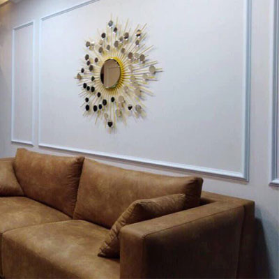 Gương cổ điển phun sơn mạ vàng